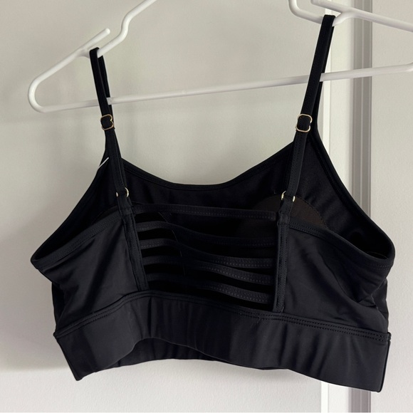 Lime Ricki Black Sports Bra with Adjustable Straps - Picture 10 of 12